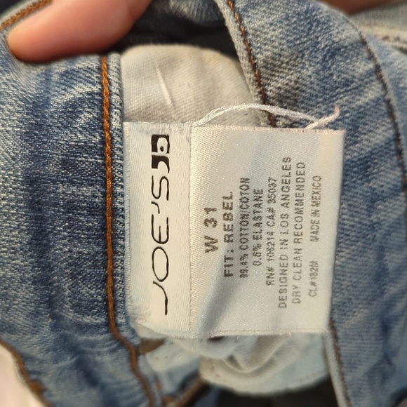 Joe's Jeans Rebel relaxed fit jeans baggy mid-rise women's size 31"* - Picture 6 of 7